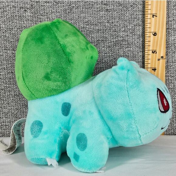 POKÉMON BULBASAUR PLUSH – BLUE-GREEN CHARACTER TOY – ONE SIZE - Picture 5 of 7